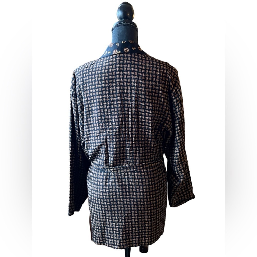 JM Shelli Segal Vintage Smoking Jacket - Picture 6 of 11